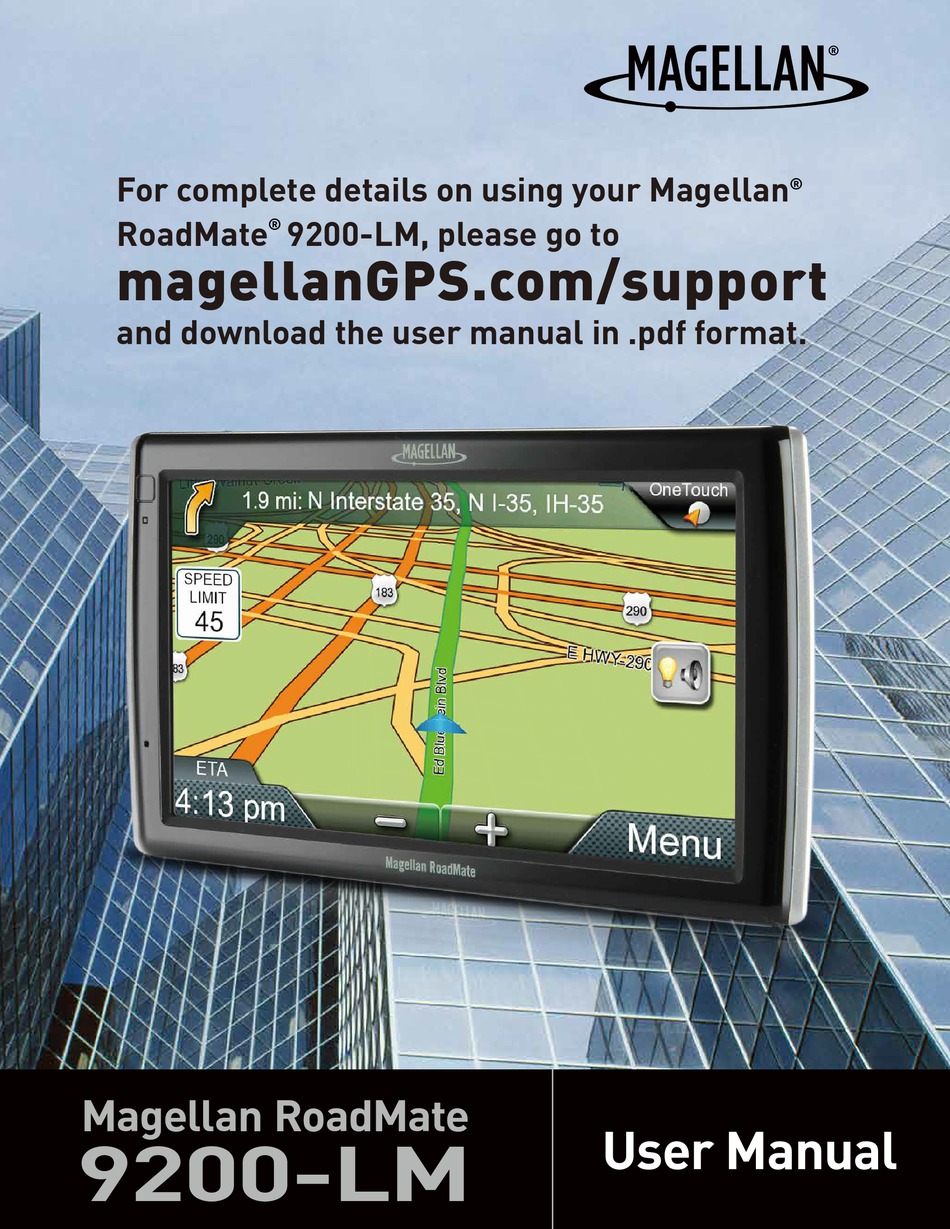 MAGELLAN ROADMATE 9200-LM USER MANUAL Pdf Download | ManualsLib