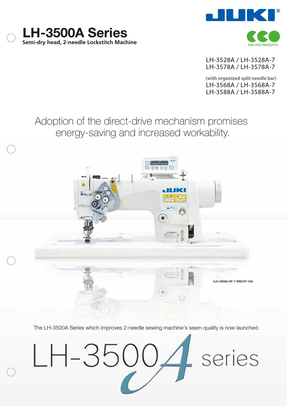 JUKI LH3528A BROCHURE & SPECS Pdf Download ManualsLib