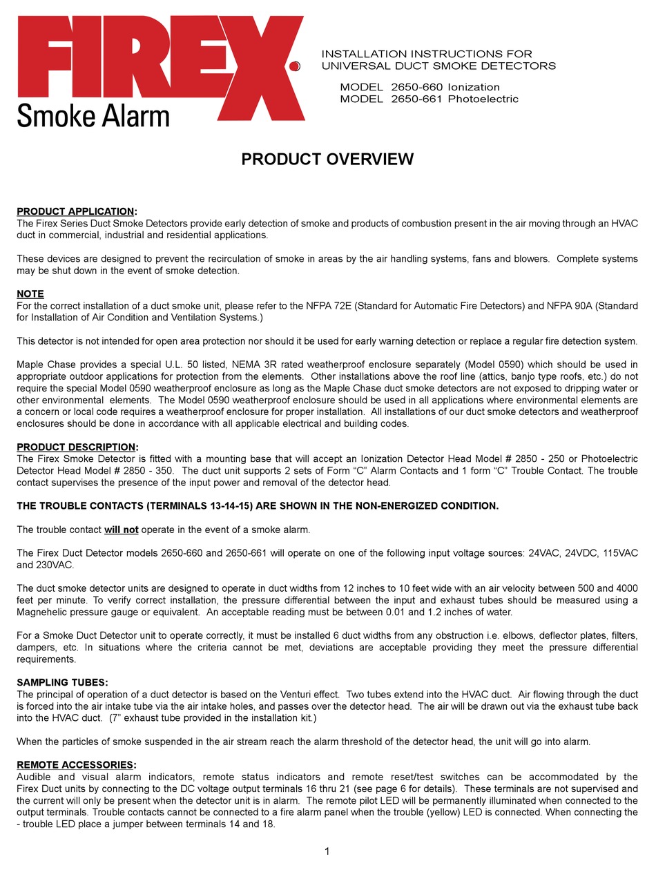 NEW FIREX SMOKE ALARM 0590 WEATHERPROOF ENCLOSURE FOR DUCT SMOKE DETECTOR