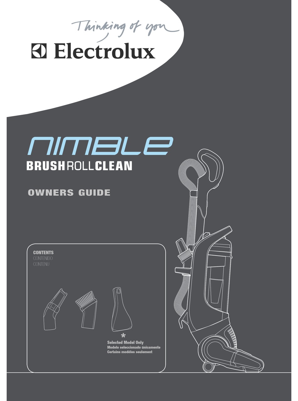 ELECTROLUX NIMBLE BRUSHROLLCLEAN OWNER