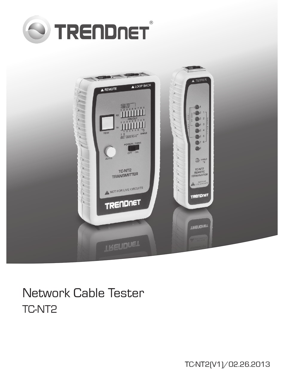 Testeur de câbles réseau - TRENDnet TC-NT2