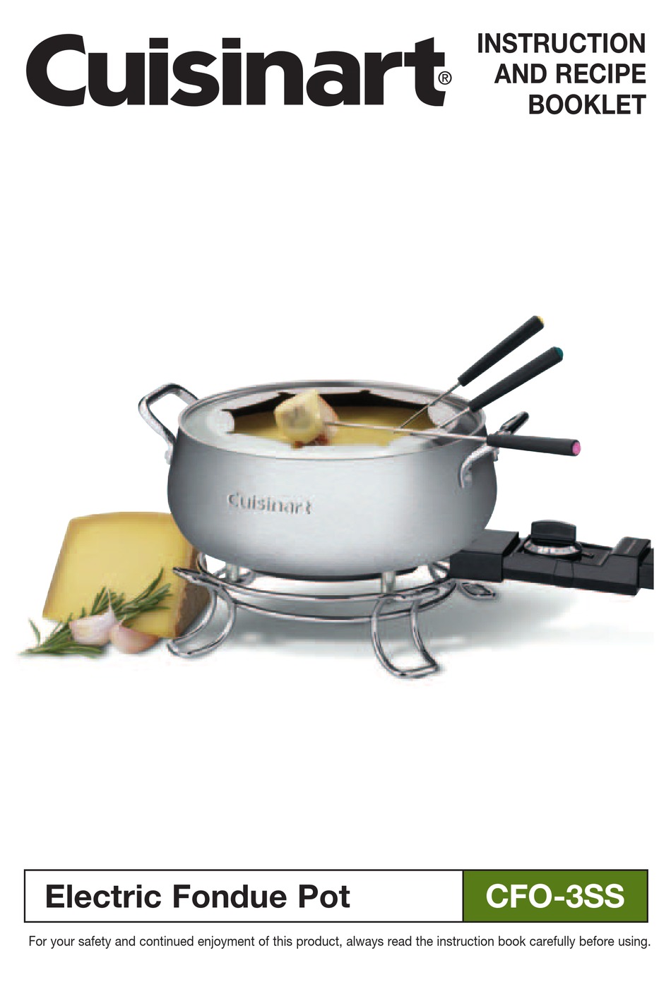 CUISINART CFO3SS INSTRUCTION AND RECIPE BOOKLET Pdf Download ManualsLib