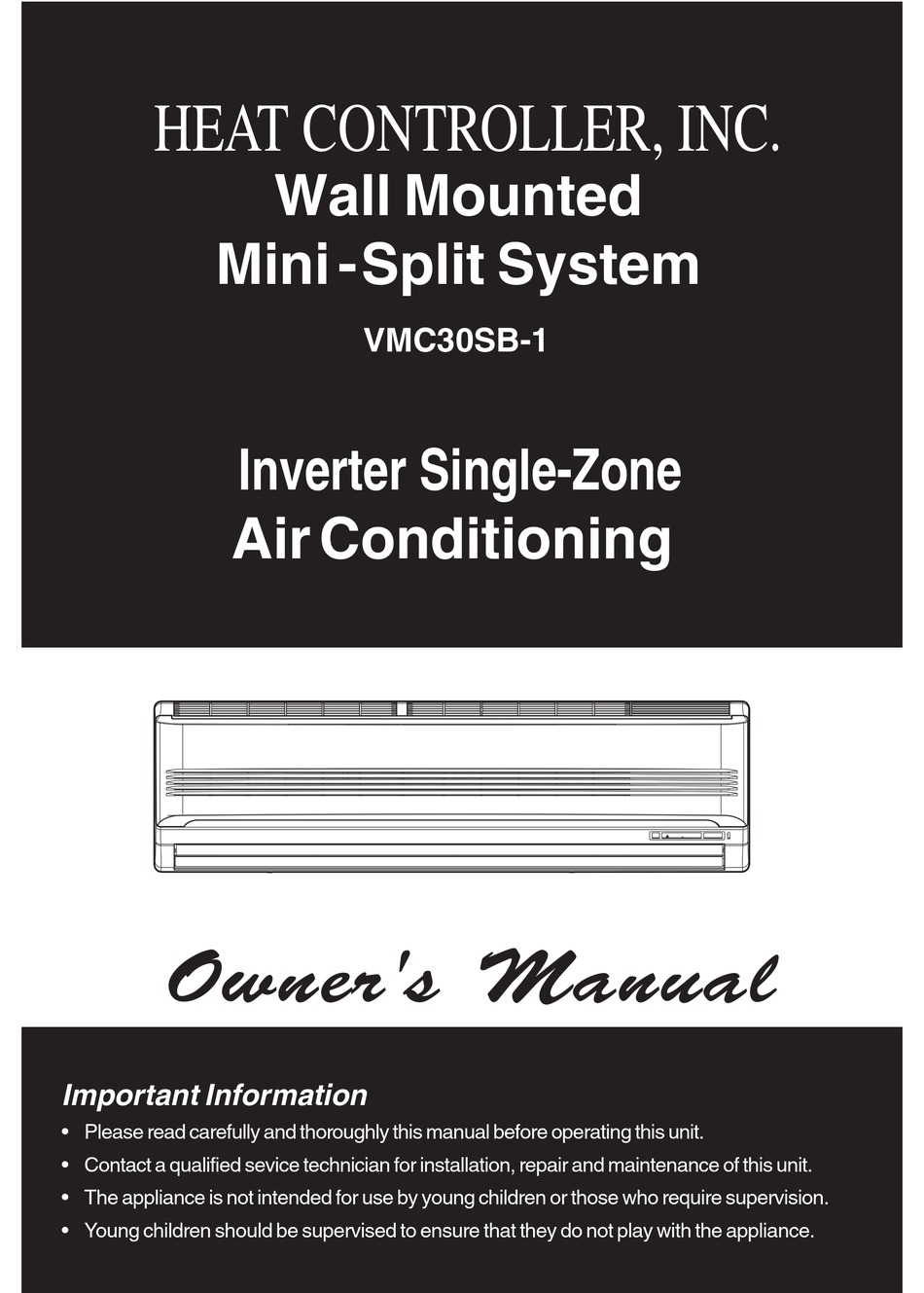HEAT CONTROLLER VMC30SB1 OWNER'S MANUAL Pdf Download ManualsLib