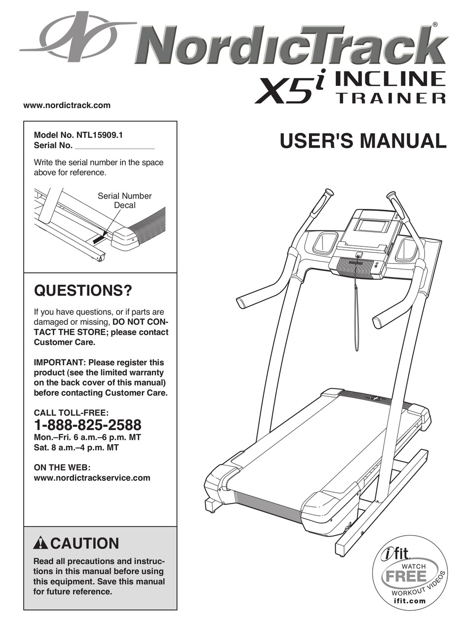 NORDICTRACK NTL15909.1 USER MANUAL Pdf Download | ManualsLib