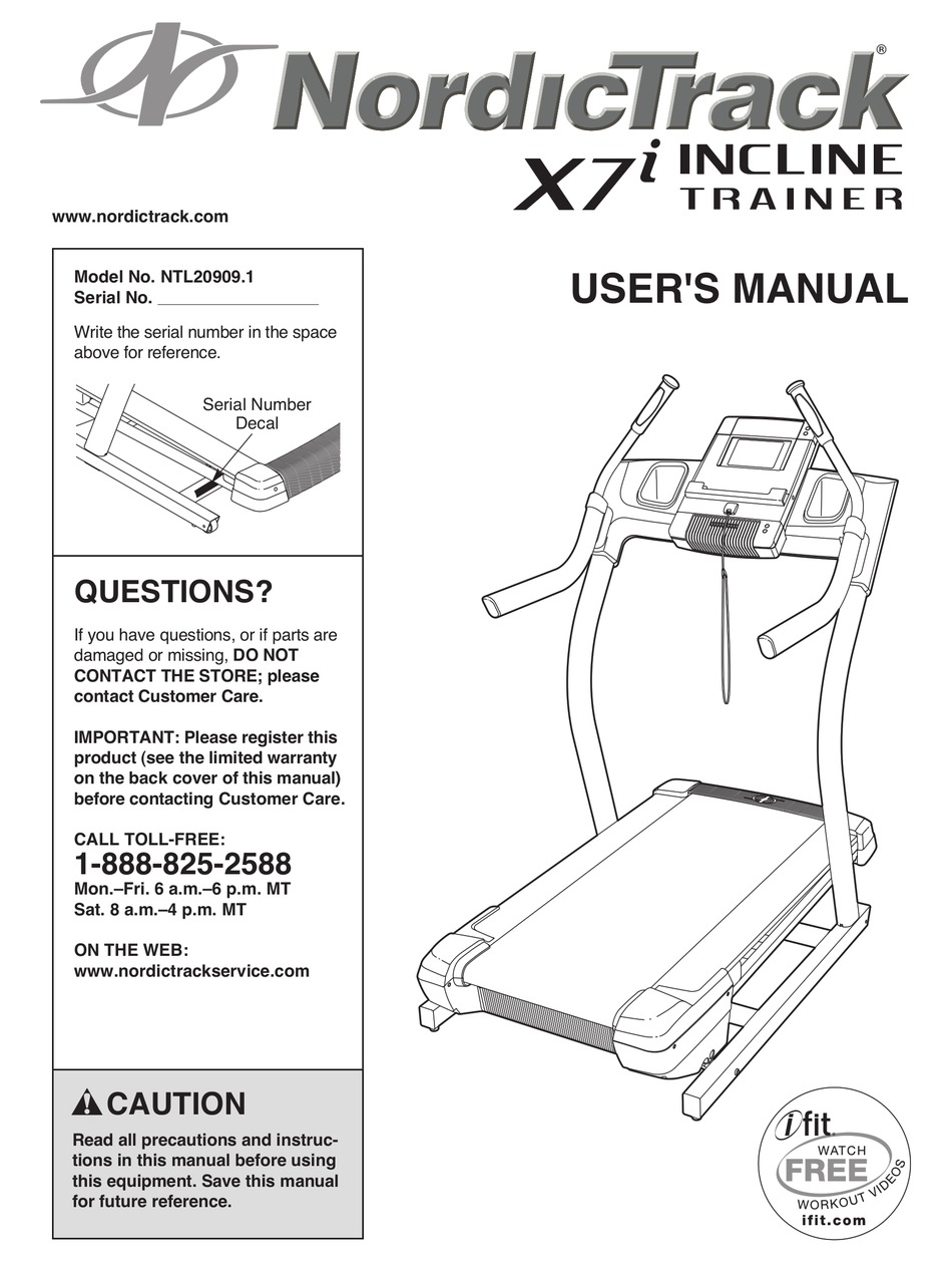 NORDICTRACK NTL20909.1 USER MANUAL Pdf Download | ManualsLib