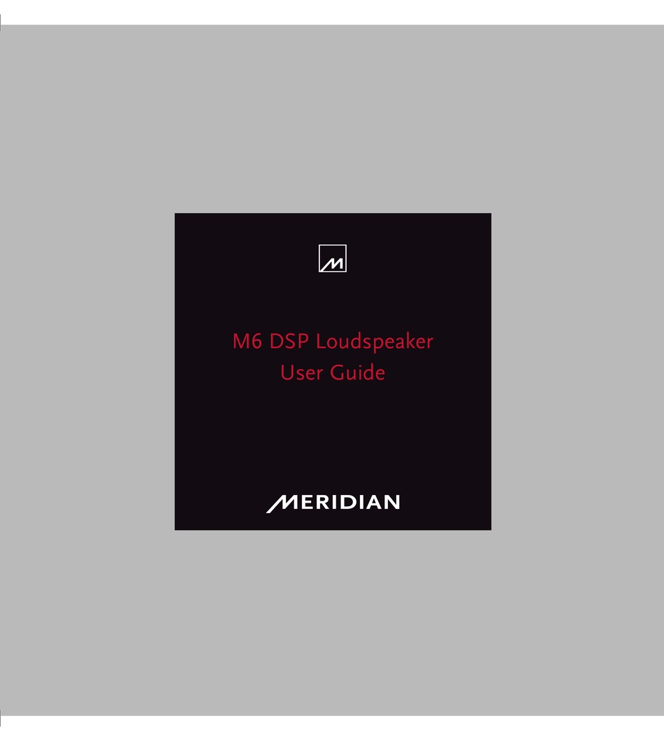 meridian m6 speakers