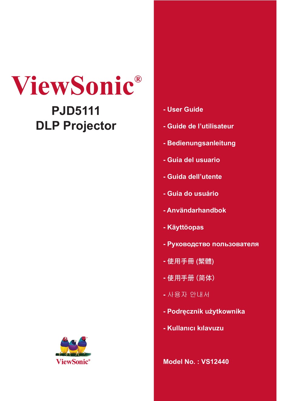 VIEWSONIC PJD5111 BEDIENUNGSANLEITUNG Pdf Download ManualsLib