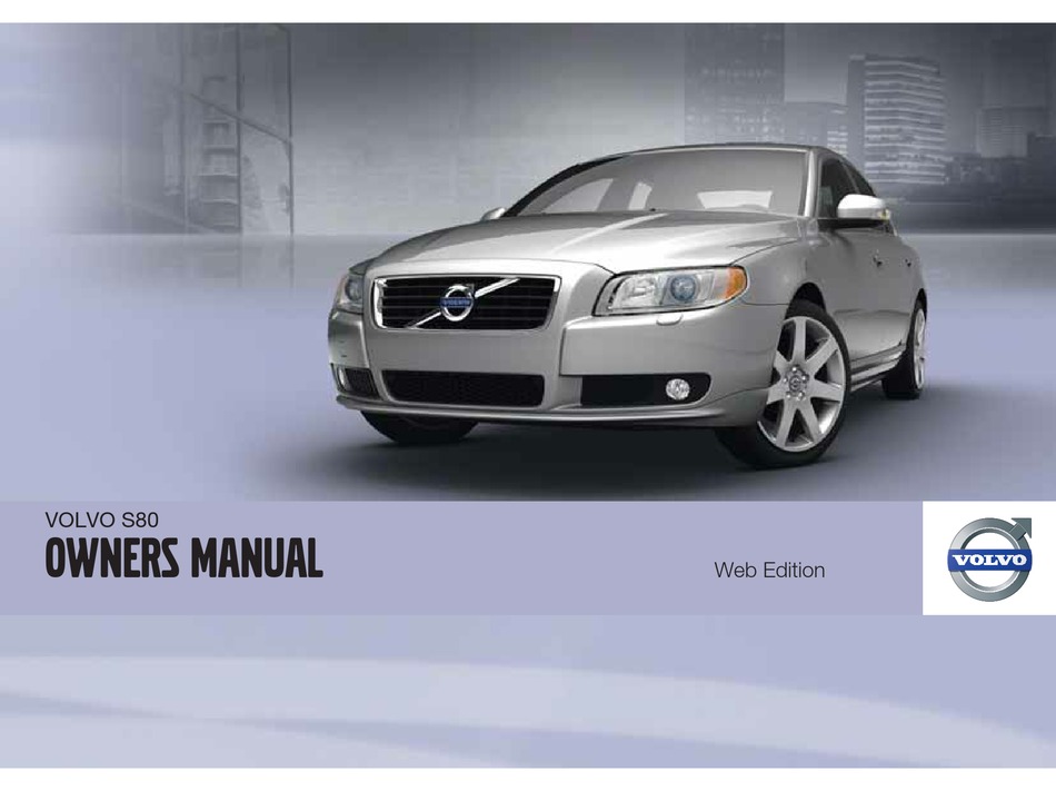 Volvo S80 Owner's Manual Pdf Download | Manualslib