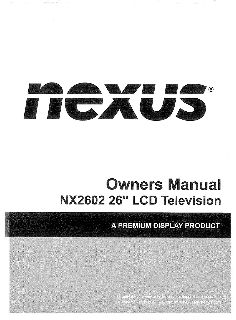 nexus manual download