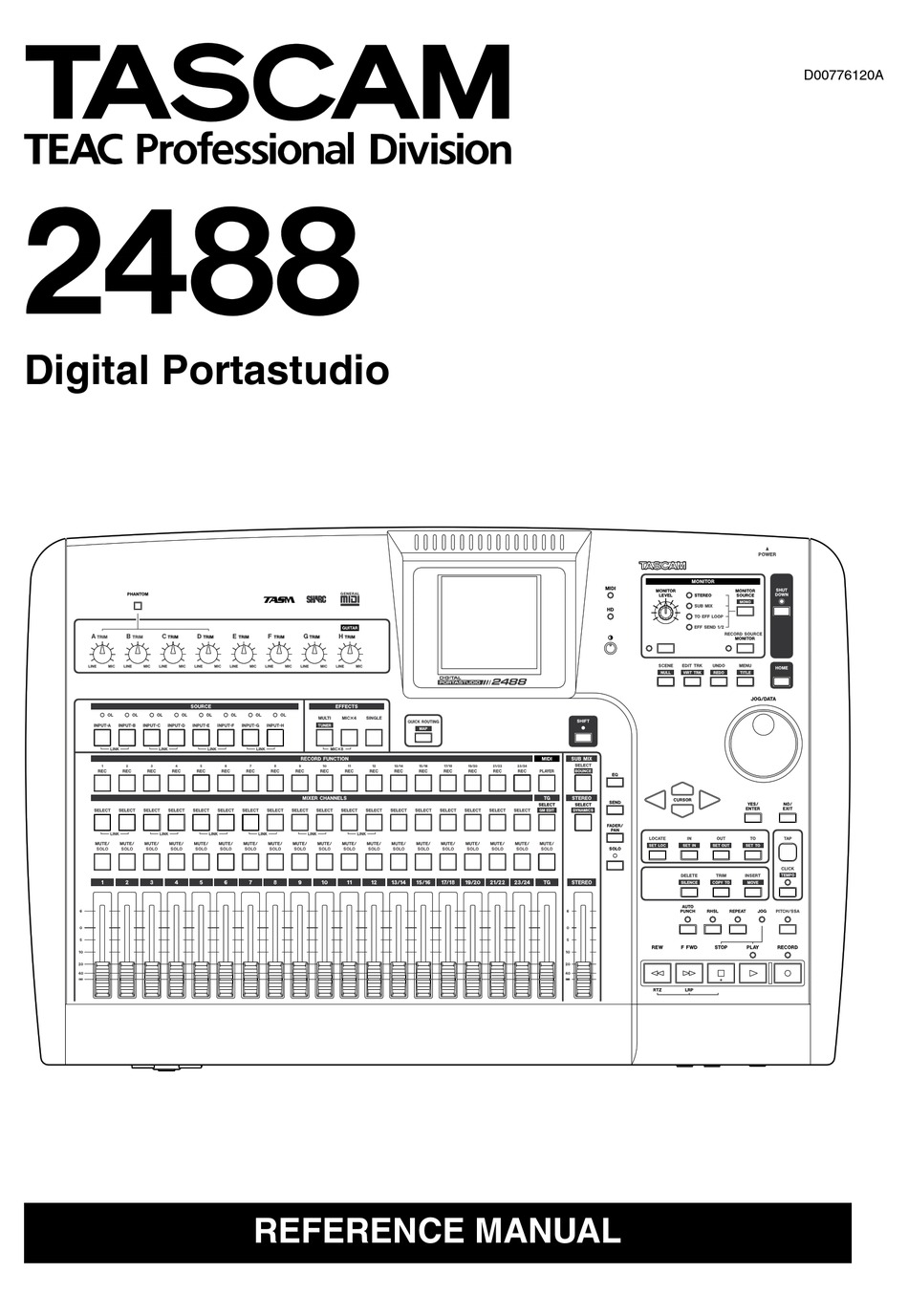 TASCAM 2488 REFERENCE MANUAL Pdf Download ManualsLib
