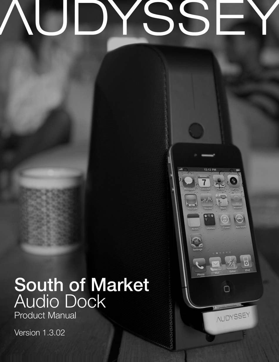 Audyssey Audio Dock Product Manual Pdf Download Manualslib Audyssey Audio Dock Product Manual Pdf Download Manualslib