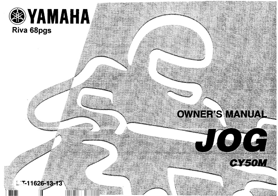 YAMAHA JOG OWNER'S MANUAL Pdf Download | ManualsLib