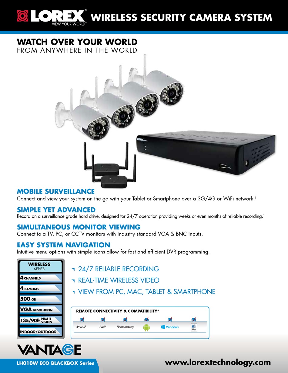lorex vantage lh110 eco series