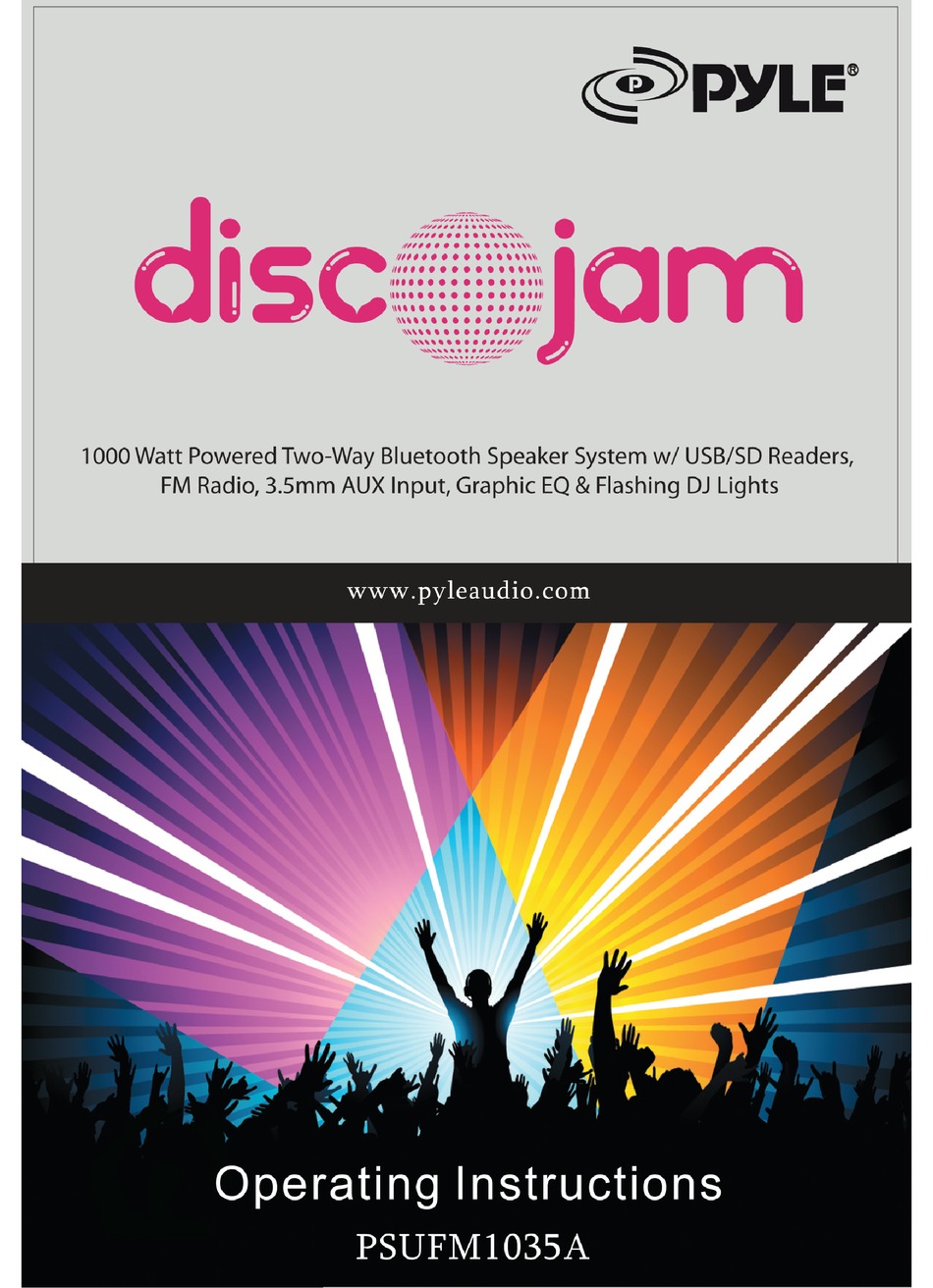 pyle disco jam psufm1035a
