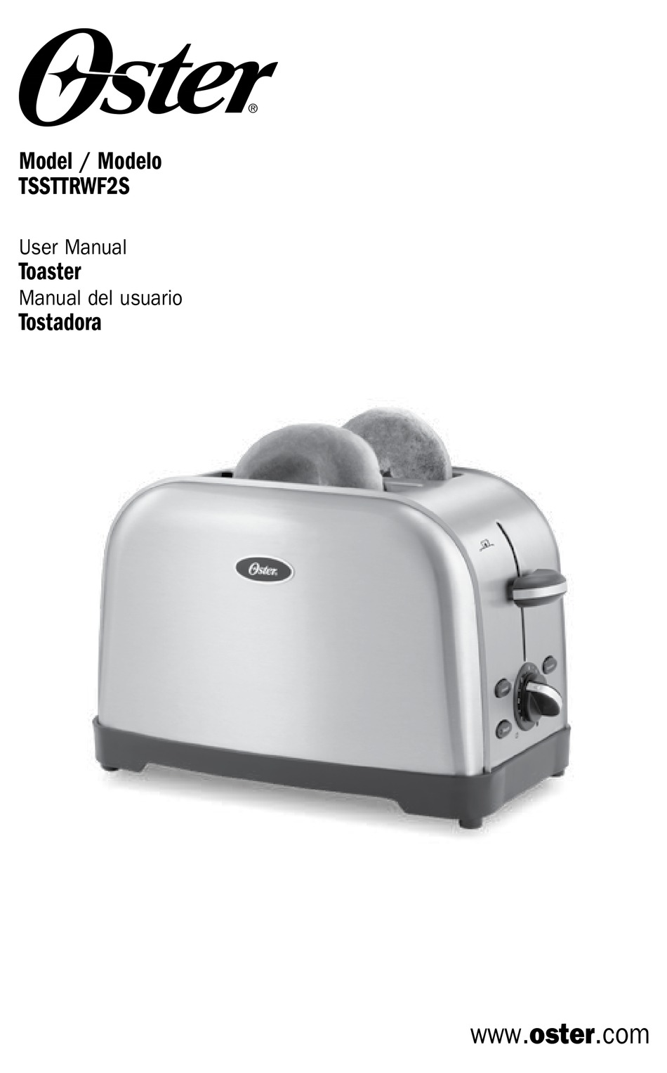 OSTER TSSTTRWF2S USER MANUAL Pdf Download | ManualsLib
