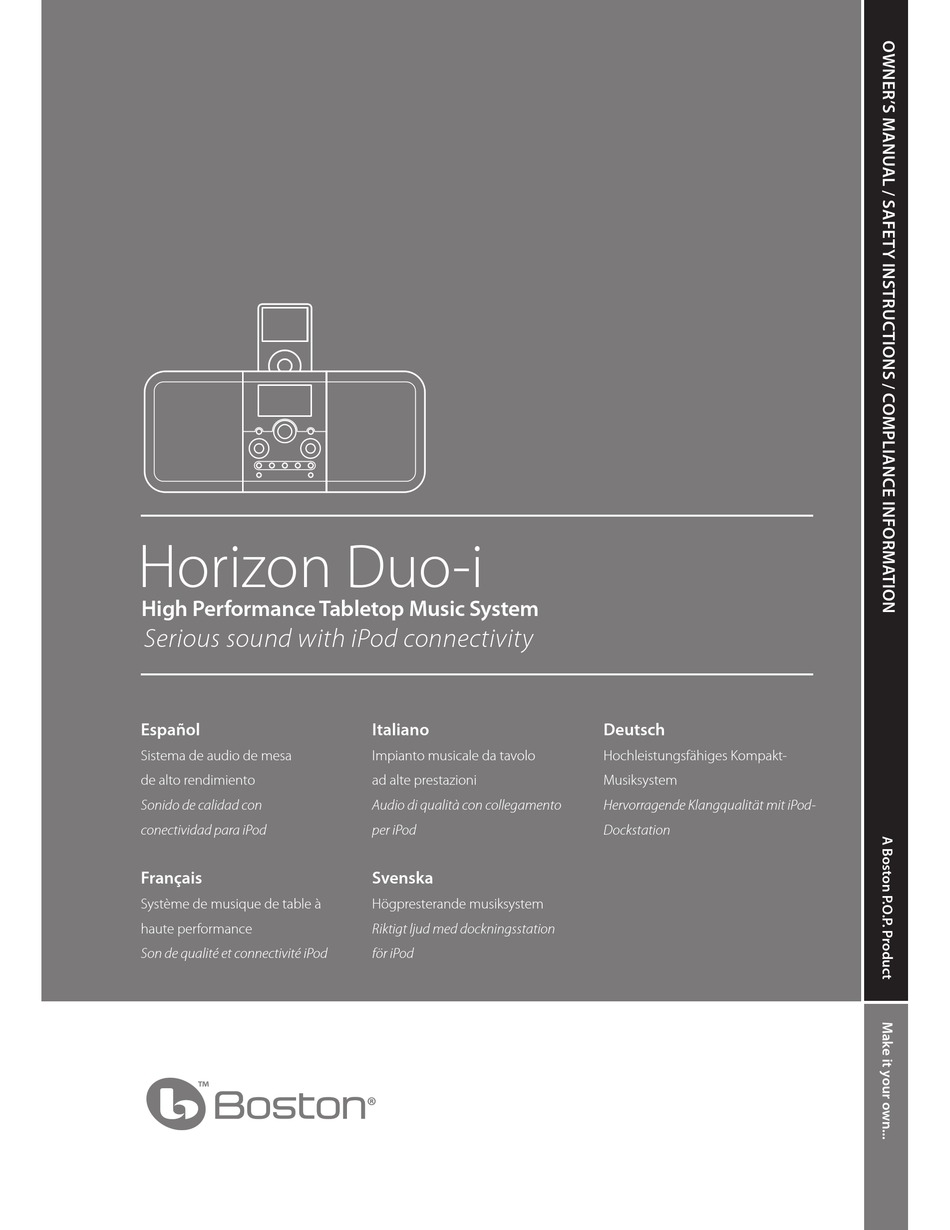 boston acoustics horizon duo