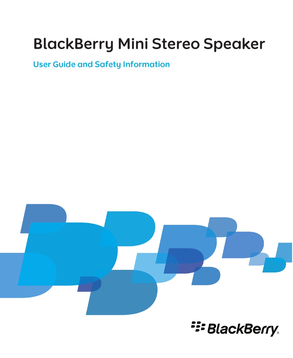 blackberry mini stereo speaker