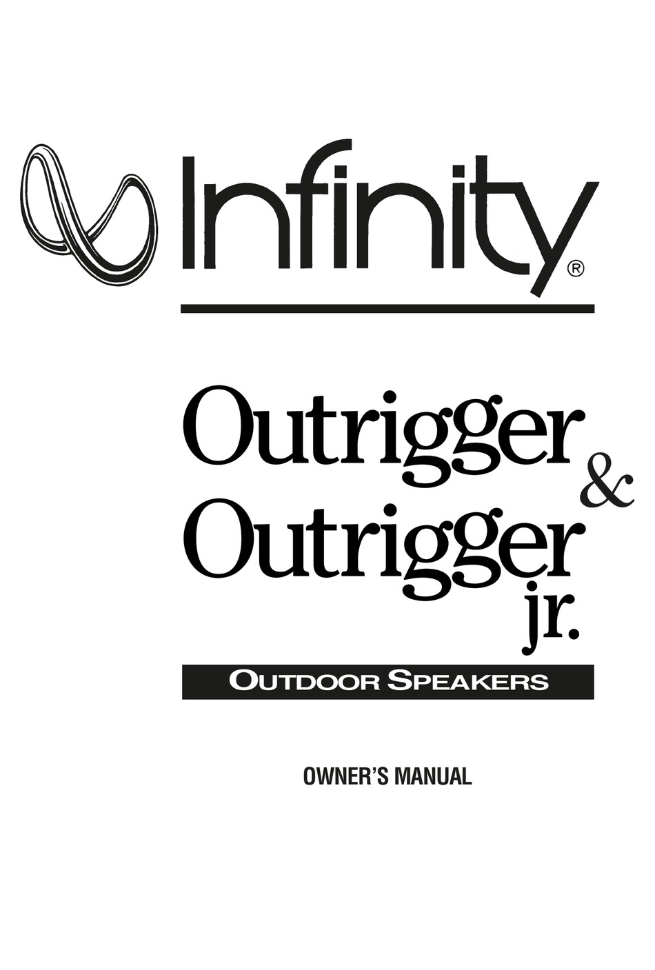 infinity outrigger outdoor speakers