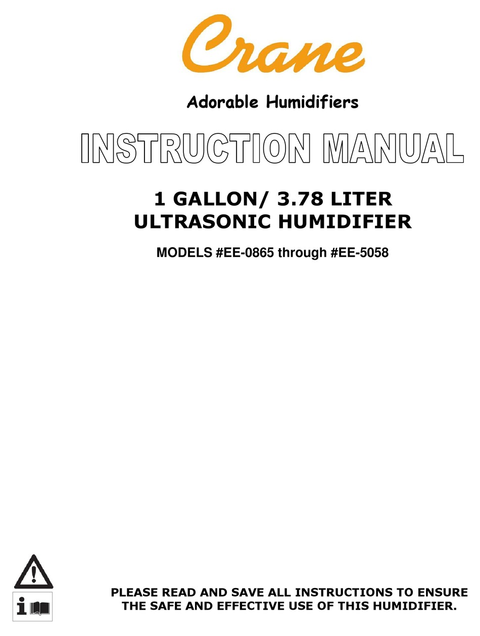 CRANE EE-0865 INSTRUCTION MANUAL Pdf Download | ManualsLib