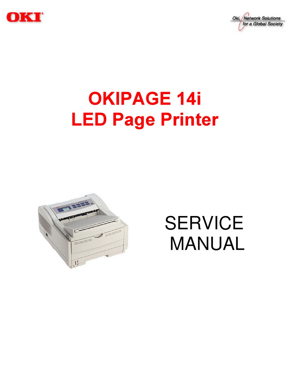 Oki Okipage I Service Manual Pdf Download Manualslib