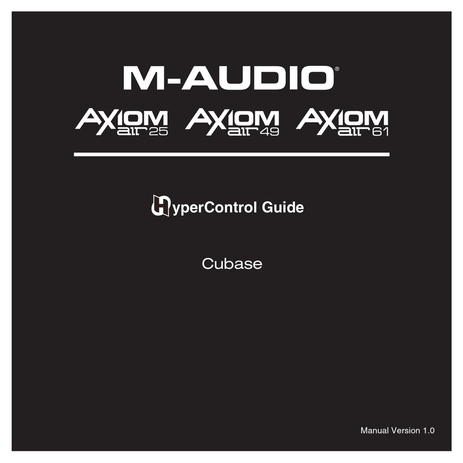 M-AUDIO AXIOM AIR 25 MANUAL Pdf Download | ManualsLib