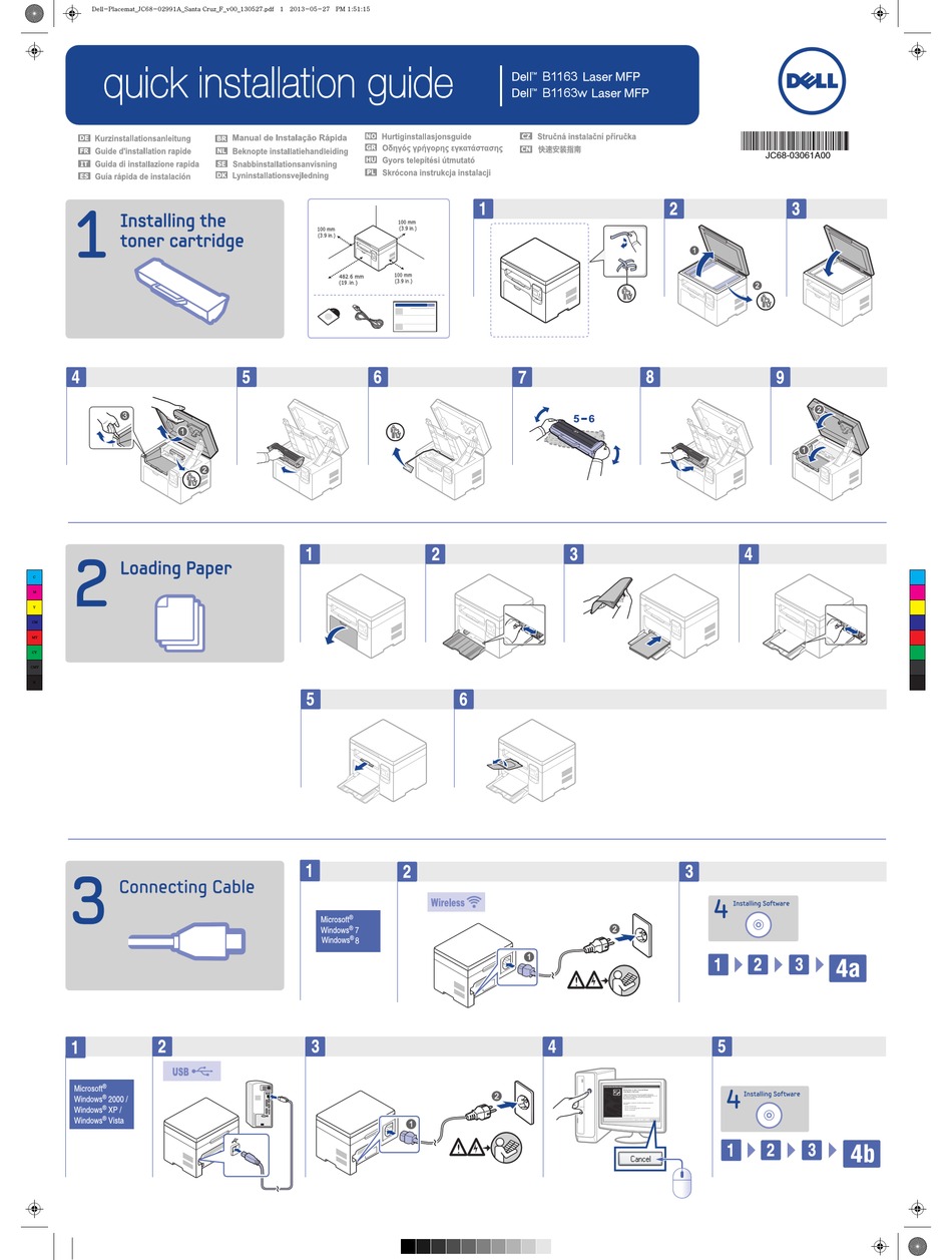 DELL B1163 QUICK INSTALLATION MANUAL Pdf Download | ManualsLib