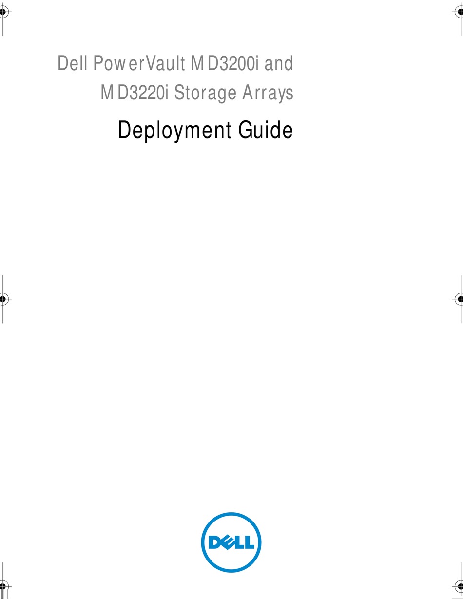 DELL POWERVAULT MD3200I DEPLOYMENT MANUAL Pdf Download ManualsLib