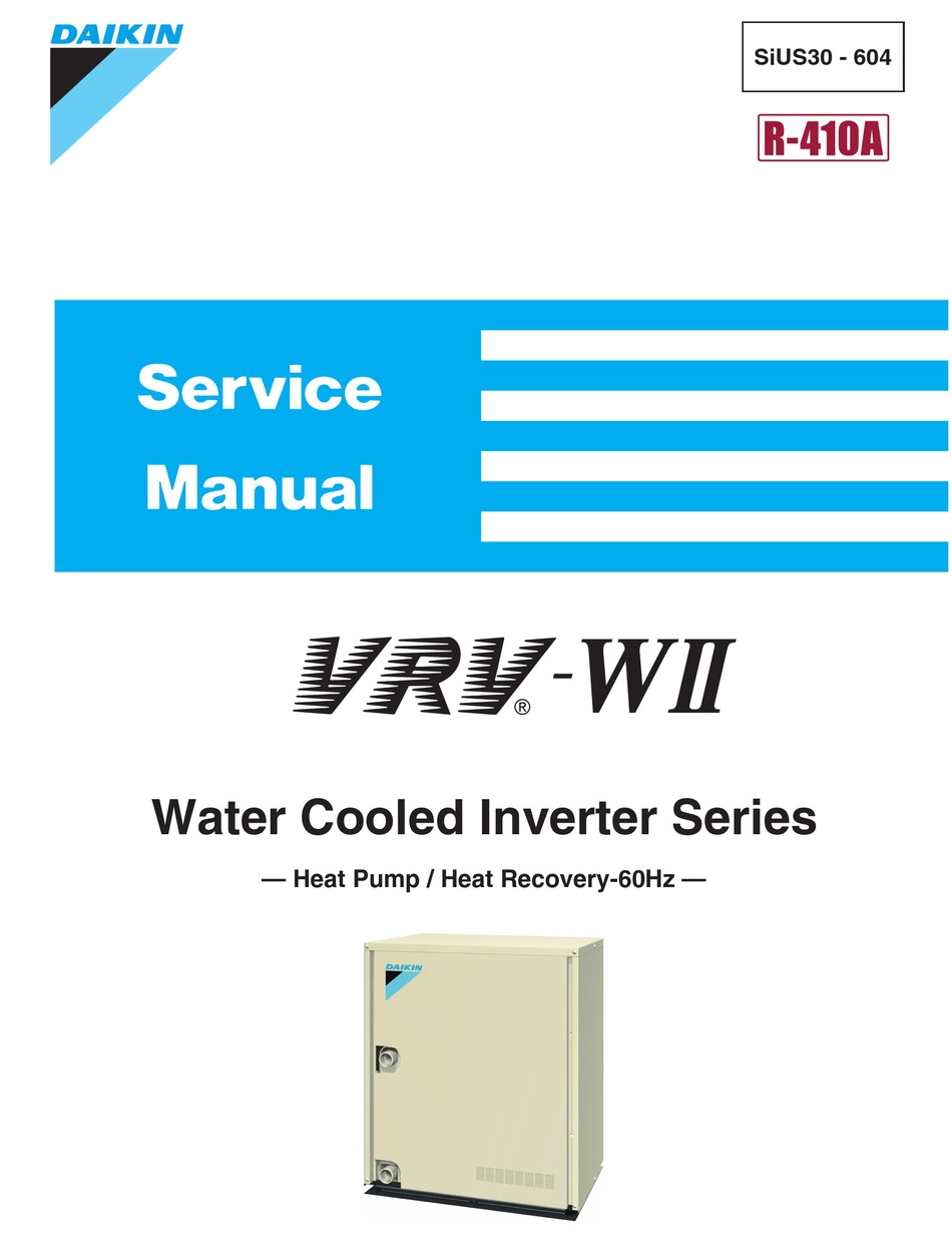 Daikin Vrv Wii Service Manual Pdf Download Manualslib