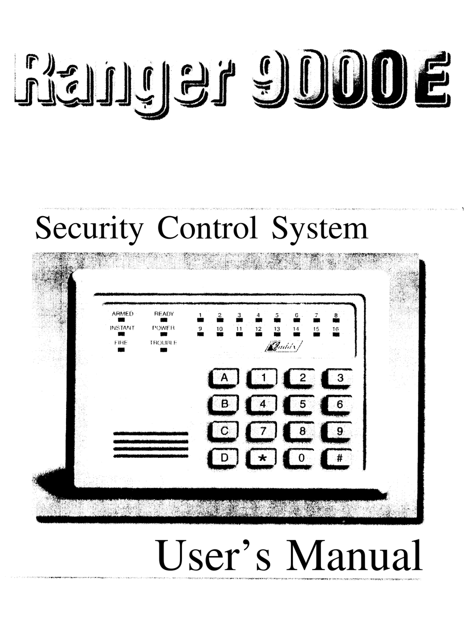 CADDX RANGER 9000E USER MANUAL Pdf Download ManualsLib