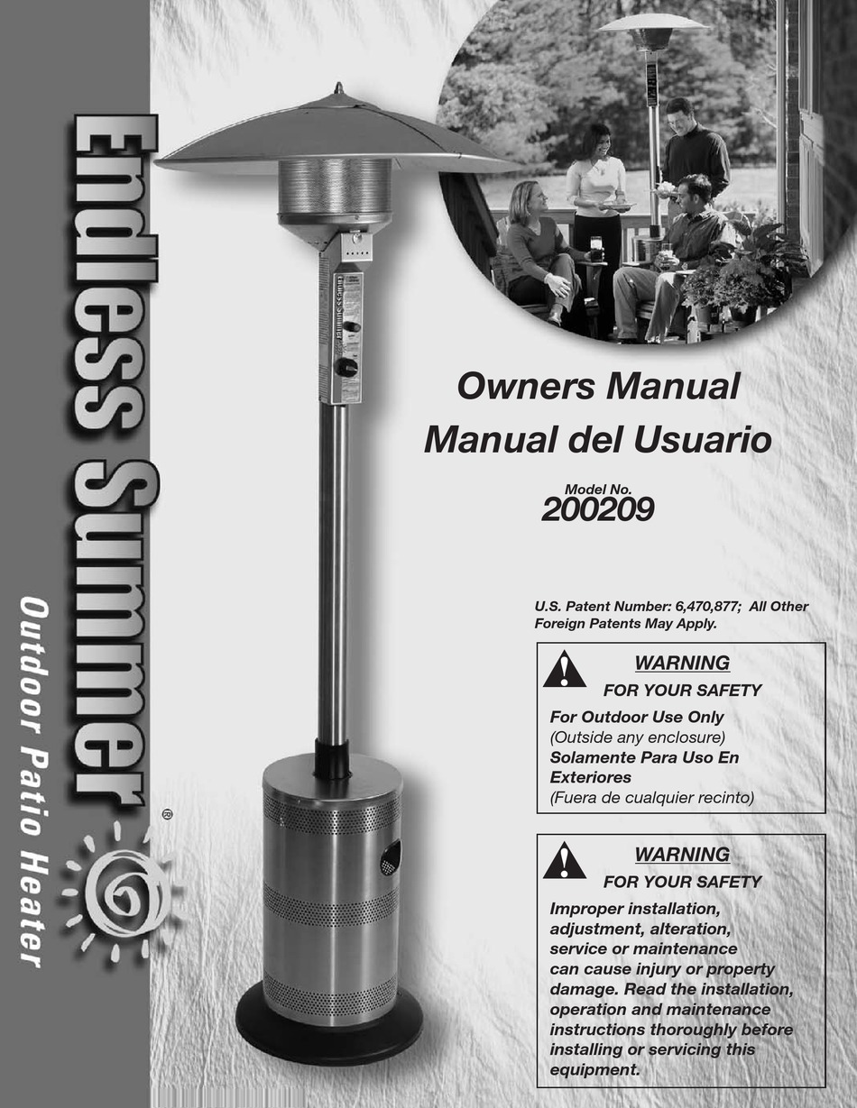 Endless Summer 200209 Owner S Manual Pdf Download Manualslib