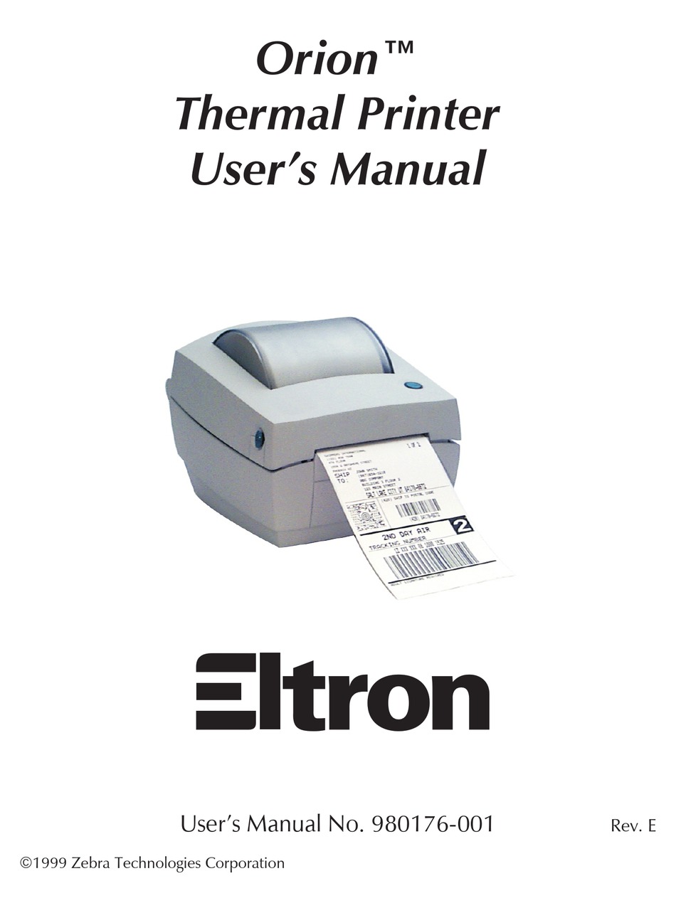 eltron thermal printer