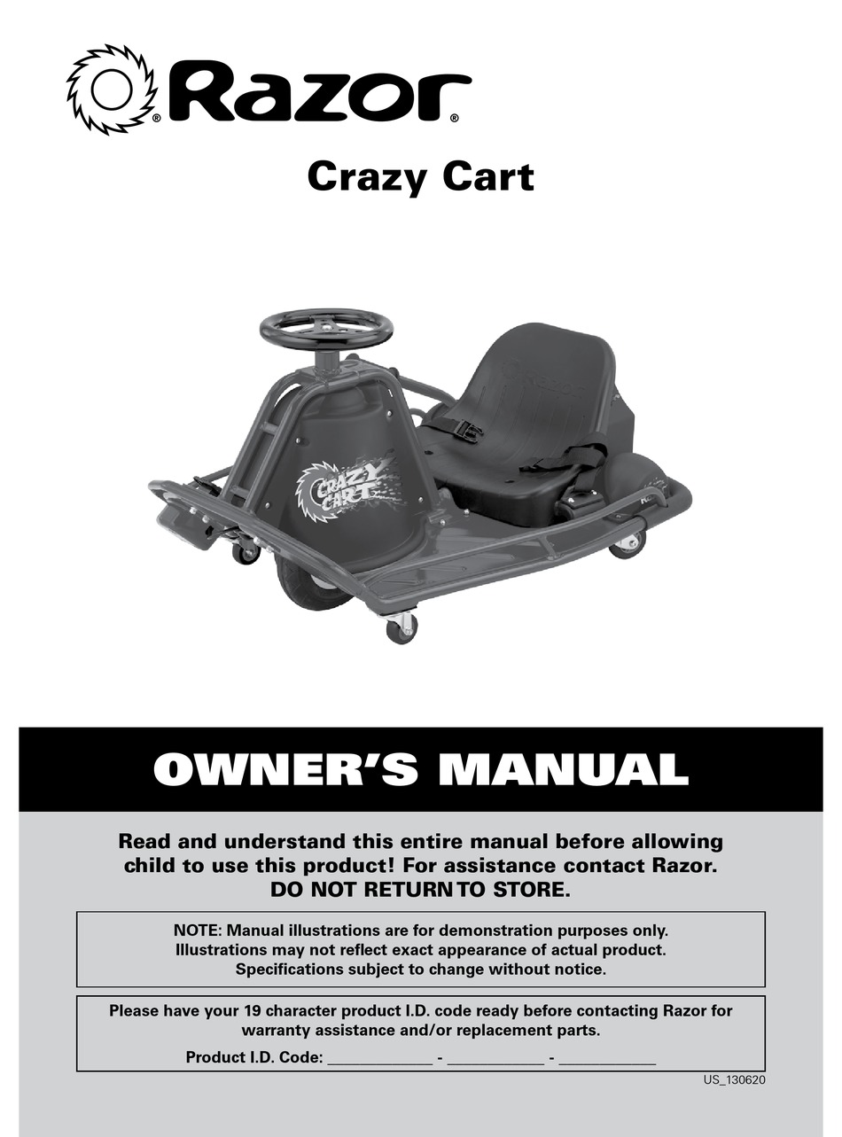 razor crazy cart modified