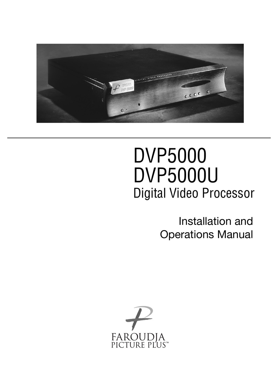 純正特販FAROUDJA PICRURE PLUS Digital Video Processor DVP2200 ファロージャ プロジェクター ラインダブラー 正規品 スキャンコンバーター 本体