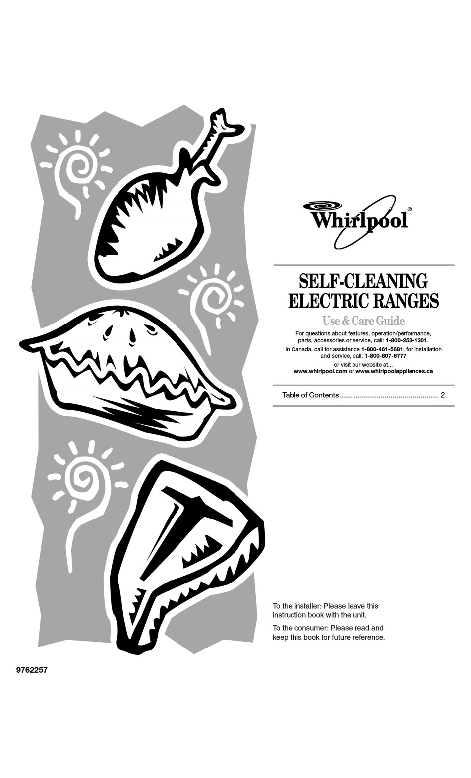 WHIRLPOOL SELFCLEANING ELECTRIC RANGES USE & CARE MANUAL Pdf Download
