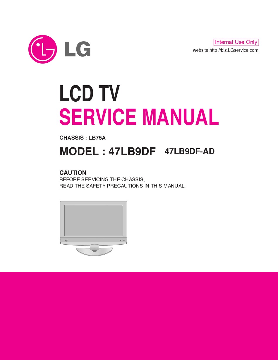 Lg 32pc54 zd схема блока питания скачать Adjustment Instruction - LG 47LB9DF Service Manual Page 13 ManualsLib