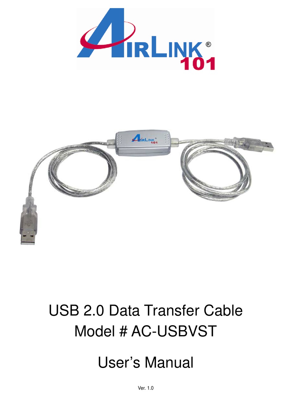 AIRLINK101 AC-USBVST USER MANUAL Pdf Download | ManualsLib