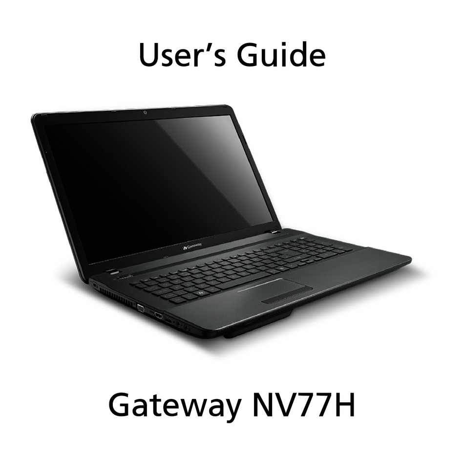 GATEWAY NV77H USER MANUAL Pdf Download | ManualsLib