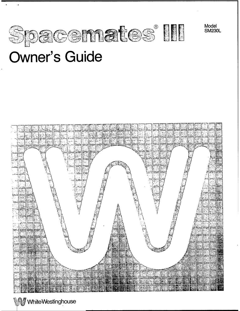 WHITEWESTINGHOUSE SM230L OWNER'S MANUAL Pdf Download ManualsLib