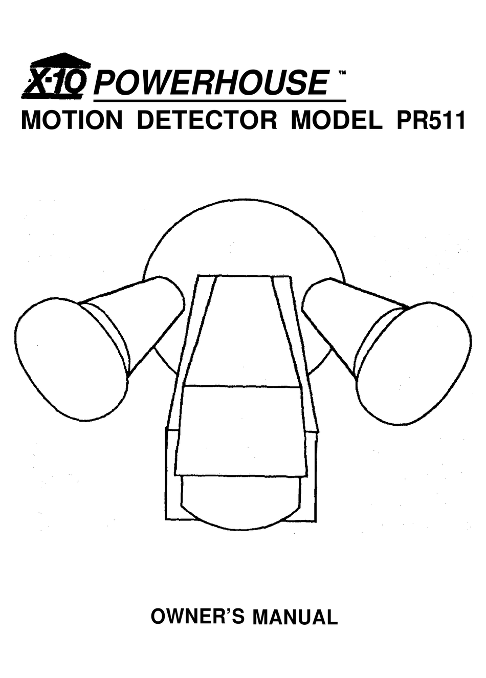 X10 PR511 OWNER'S MANUAL Pdf Download | ManualsLib | X 10 Motion Detector Wiring Diagram | | ManualsLib