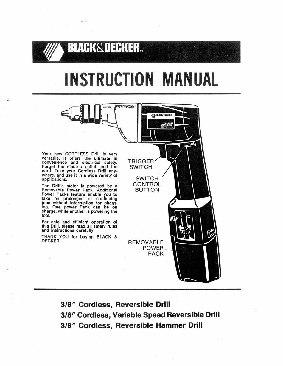 User manual Black & Decker IR2030 (English - 36 pages)