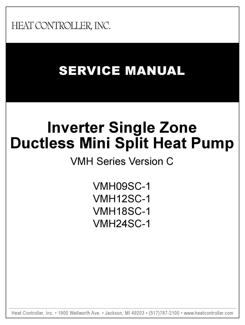 HEAT CONTROLLER VMH09SC1 SERVICE MANUAL Pdf Download ManualsLib