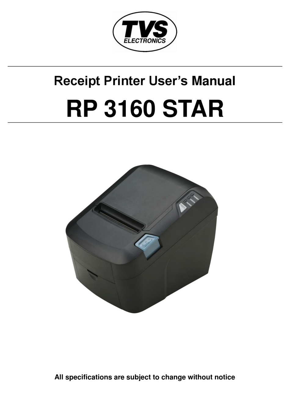 tvs thermal printer rp 3160 driver download