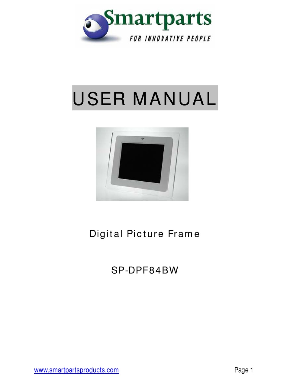 SMARTPARTS SPDPF84BW USER MANUAL Pdf Download ManualsLib