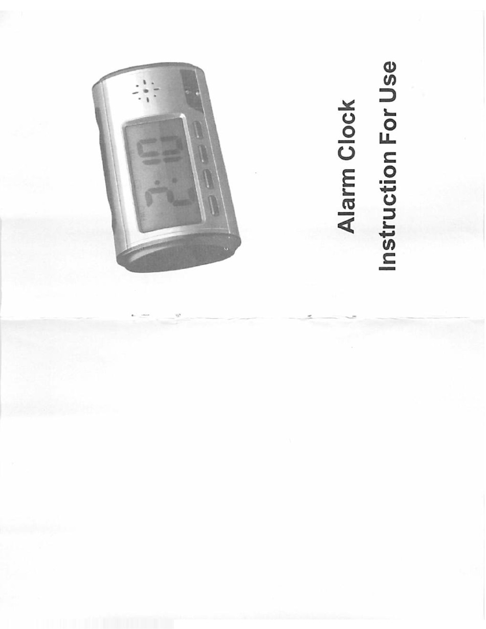 USPYSTORE ALARM CLOCK INSTRUCTIONS FOR USE MANUAL Pdf Download ManualsLib