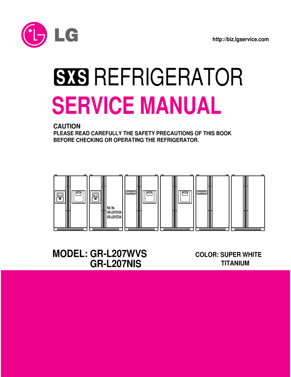 LG GR-L207WVS SERVICE MANUAL Pdf Download | ManualsLib