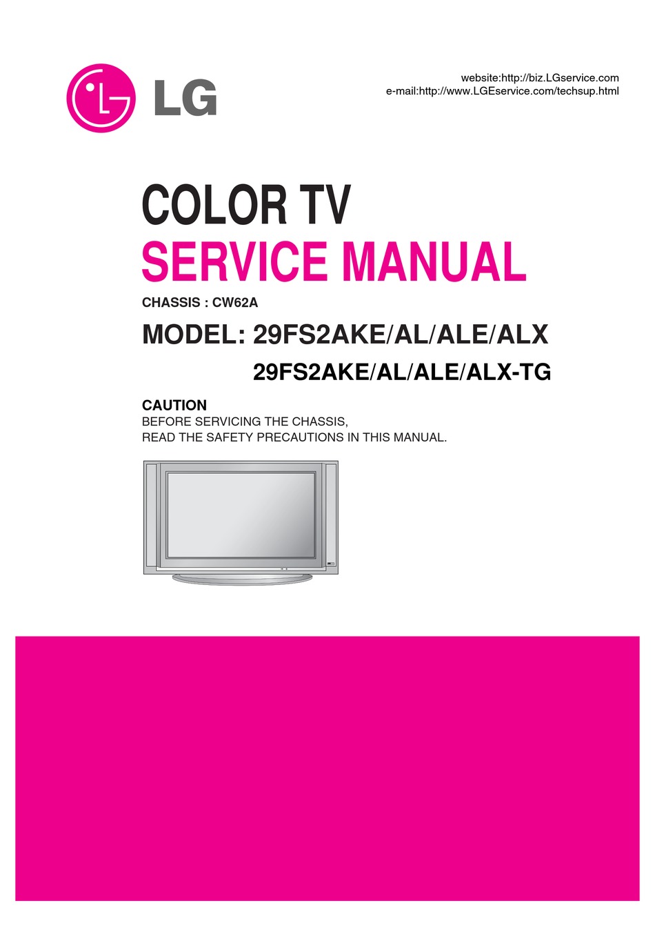 LG 29FS2AL SERVICE MANUAL Pdf Download | ManualsLib