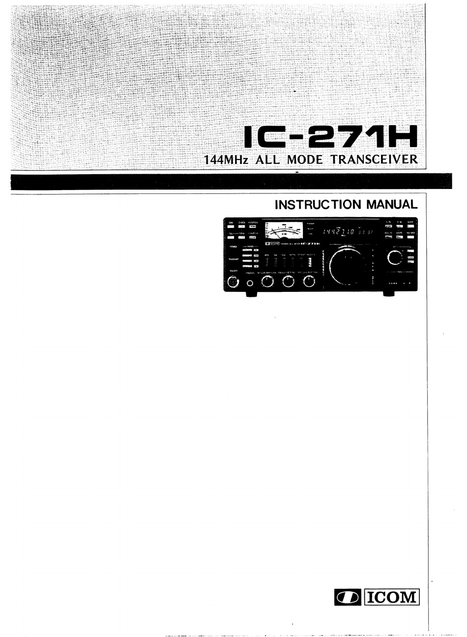 .. 2710h Radio _ HÄNDLER _ Irland. Icom Original Service Manual nur 