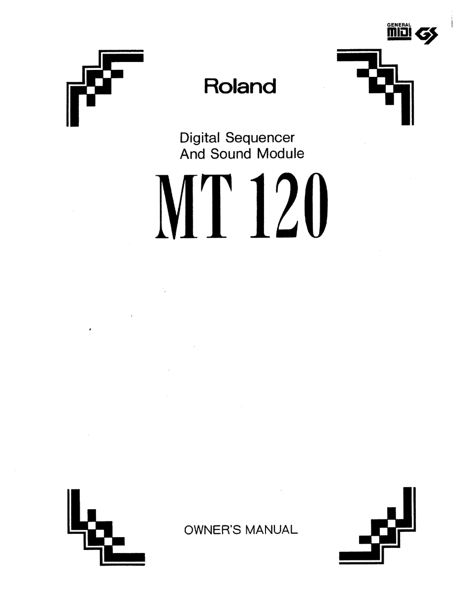 ROLAND MT 120 OWNER'S MANUAL Pdf Download | ManualsLib