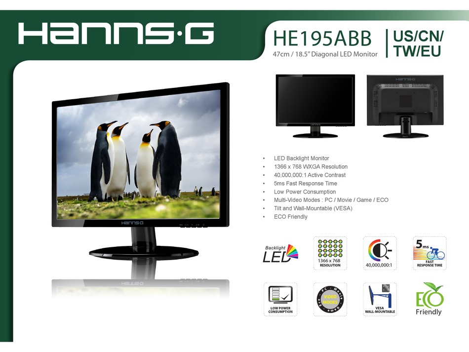 Hannspree HG221A | ▤ Full Specifications \u0026 Reviews