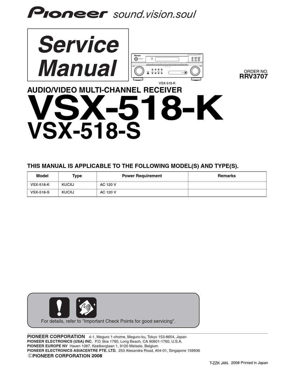 vsx-1022-k stby assy board view